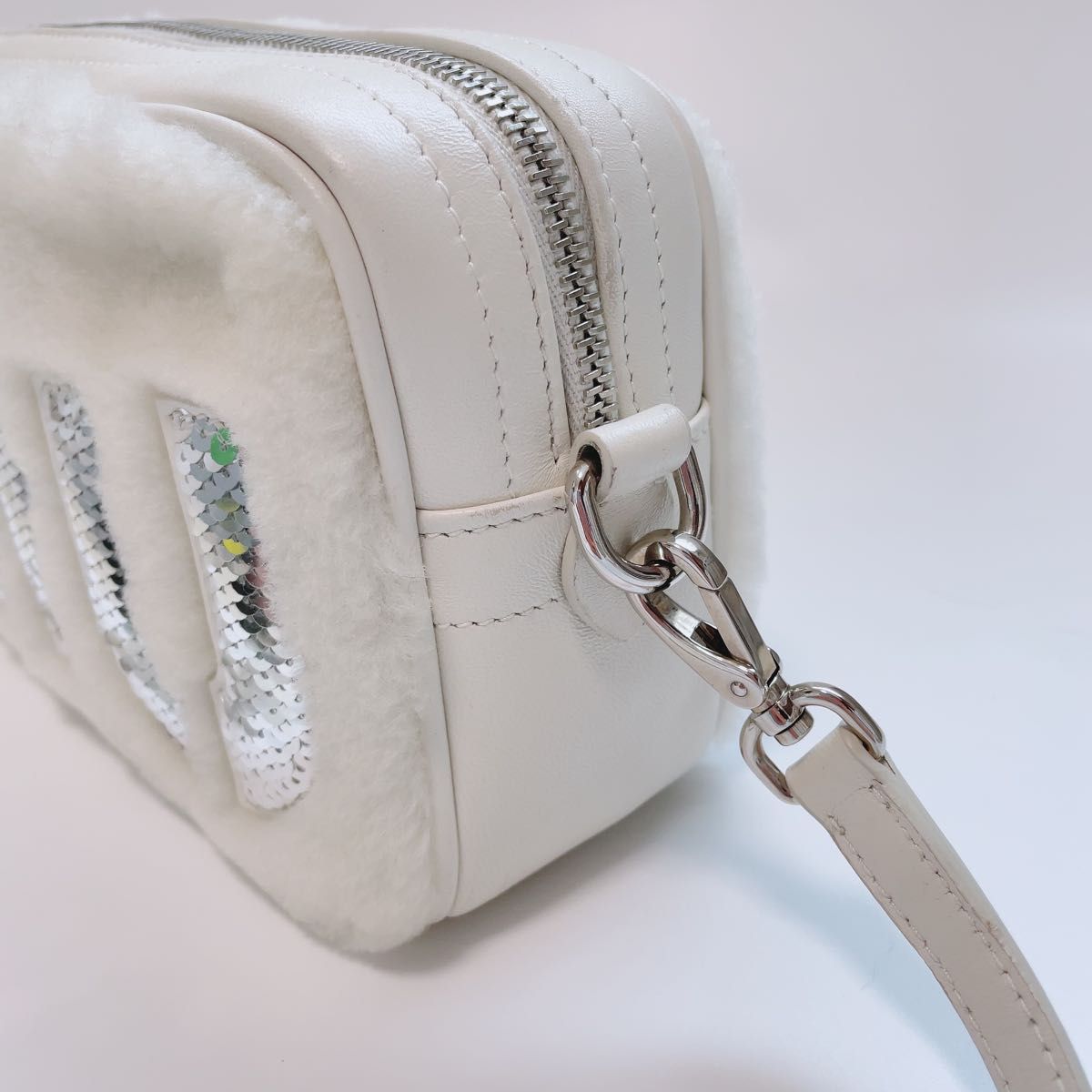 新品同様》miumiu ファーバッグ スパンコール ショルダーバッグ | www