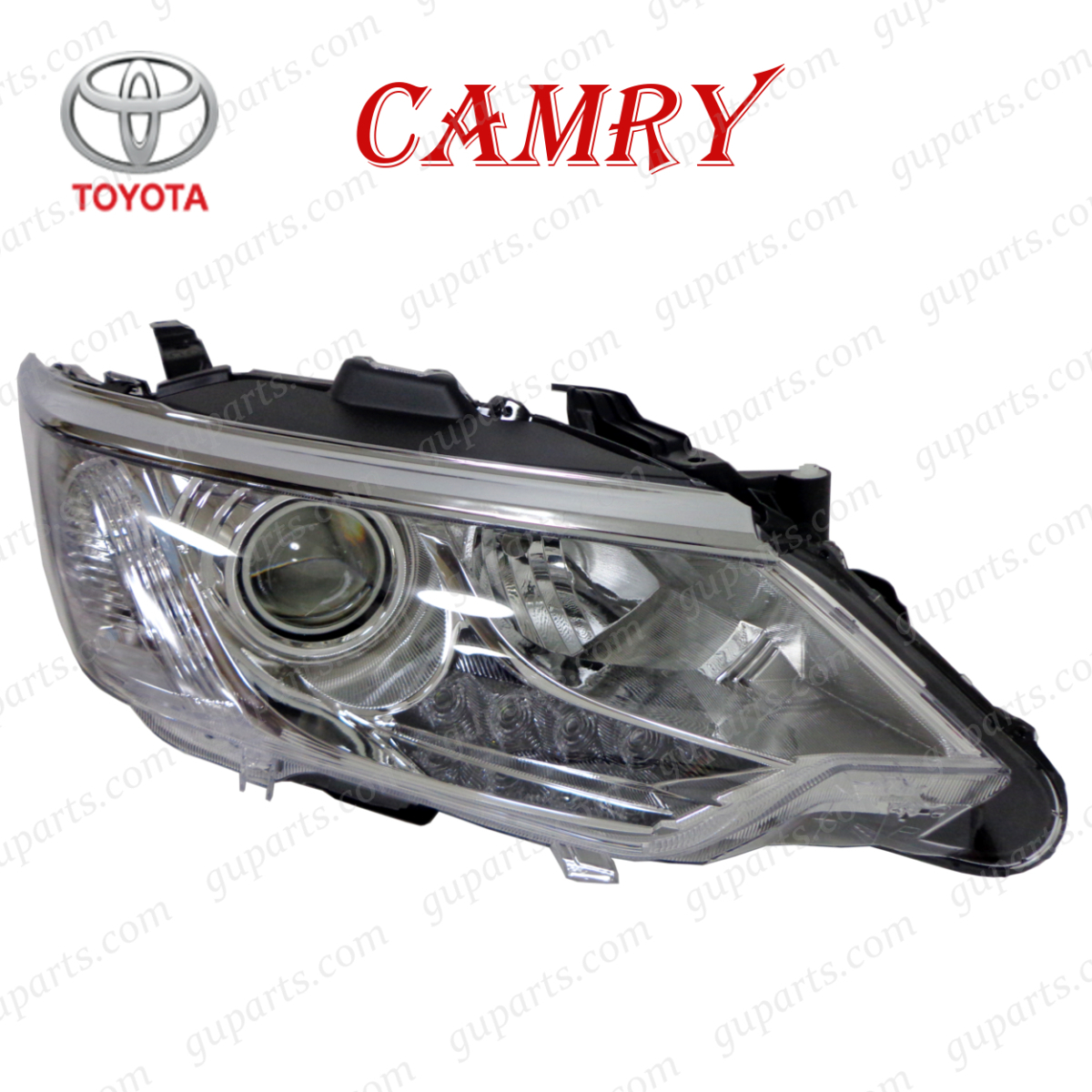 トヨタ カムリ AVV50 ハイブリッド H26.9～H29.7 後期 右 ヘッド ライト ランプ HID LED 81145-33A11 左側通行用 日本光軸_画像1