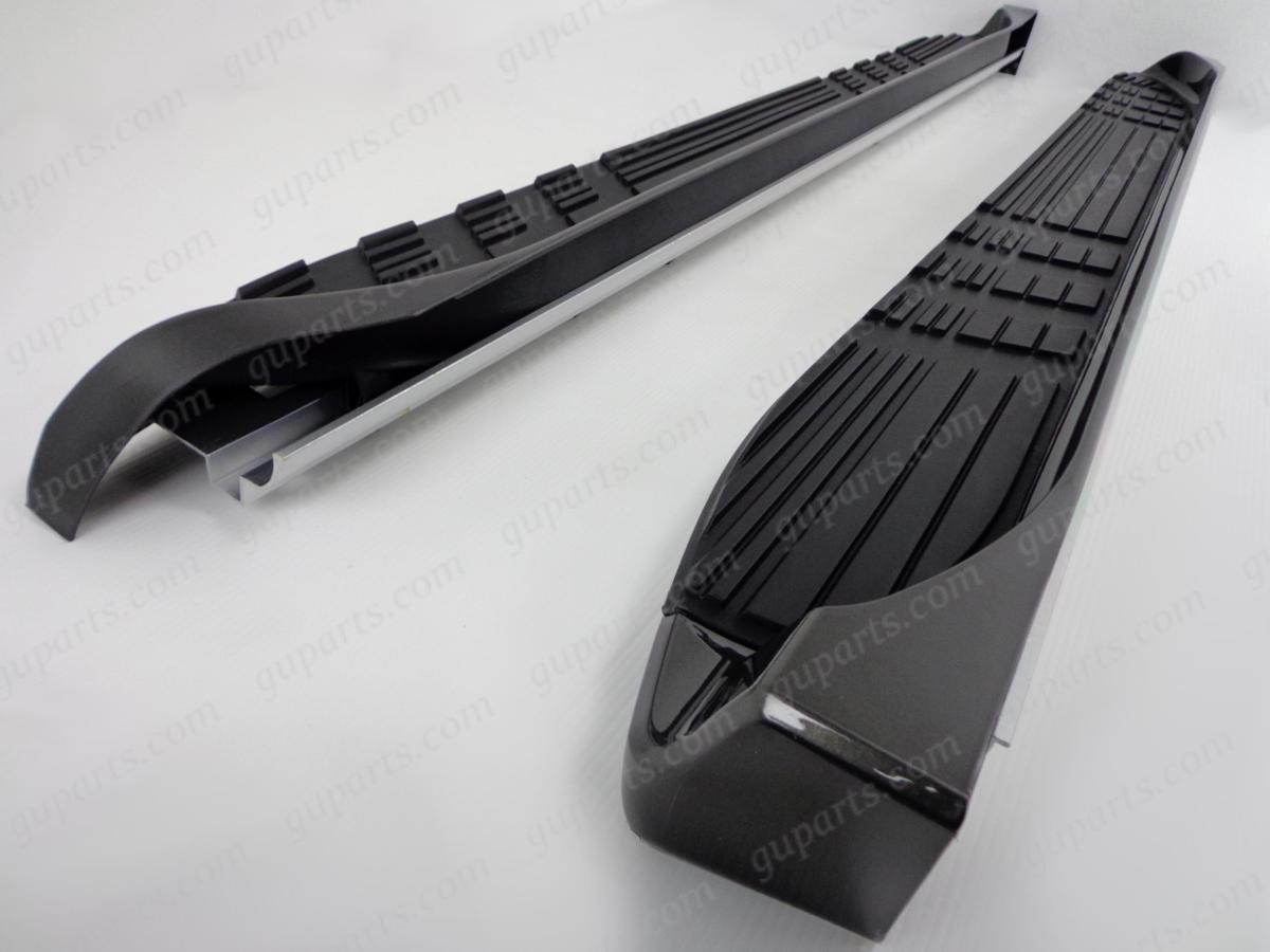  Land Cruiser Prado 120 GRJ120W GRJ121W KDJ120W KDJ121W KDJ125W RZJ120W RZJ125W left right side step spoiler black 