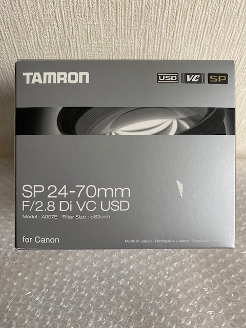 TAMRON 大口径標準ズームレンズ SP 24-70mm F2.8 Di VC USD キヤノン用