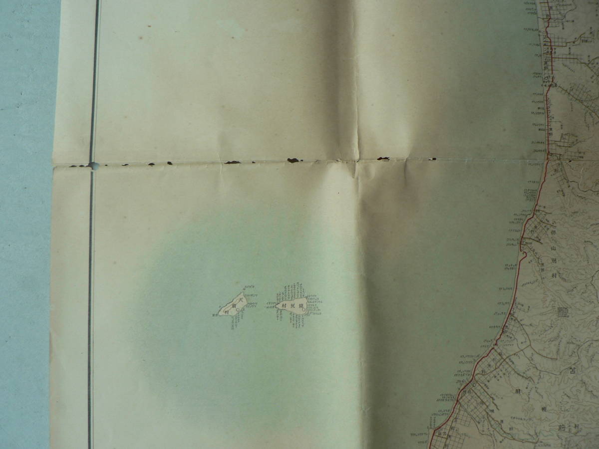 戦前 地図 留萌土木事務所管内図/大正13年/北海道 古書、古文書 戦前 地図 留萌土木事務所管内図/大正13年/北海道 古書、古文書