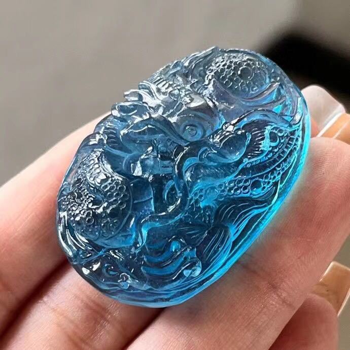⭐︎【高級】天然 アクアマリン ペンダントトップ 30g | www.jarussi