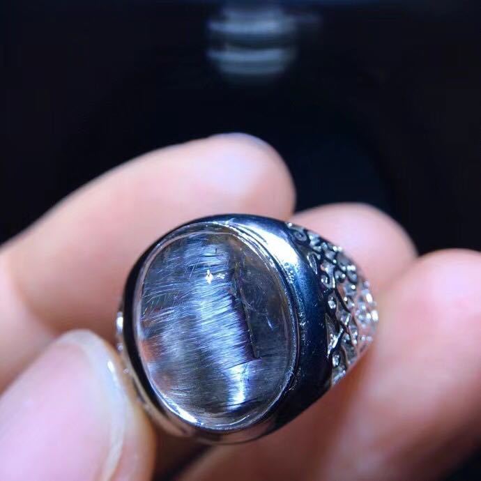 プラチナタイチンルチルクォーツ リング S925 指輪 | budgethearses.com