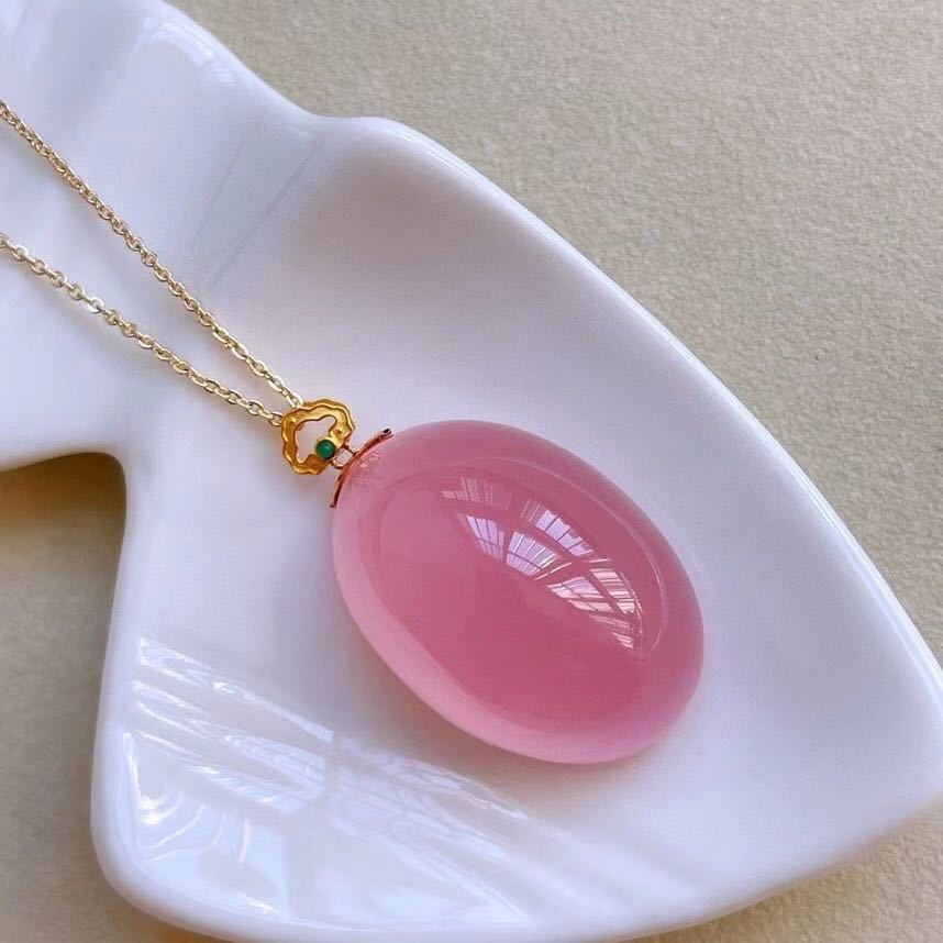 天然】ローズクォーツ ペンダントトップ 26*13mm | www.jarussi.com.br
