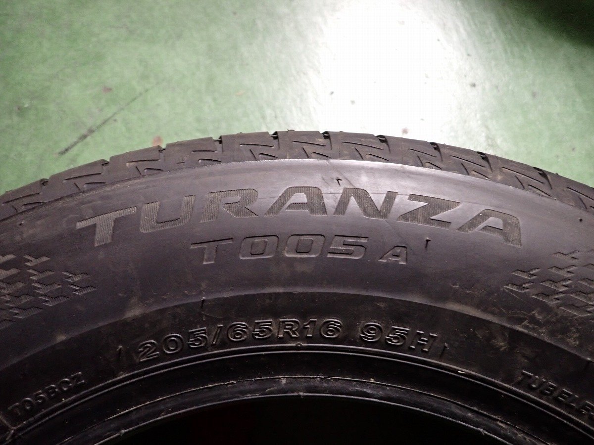 RB2021【送料無料205/65R16】4本 2020年製 ブリヂストン TURANZA トランザ T005A 中古タイヤ アルファード J32 ティアナ ≪即決≫_画像7