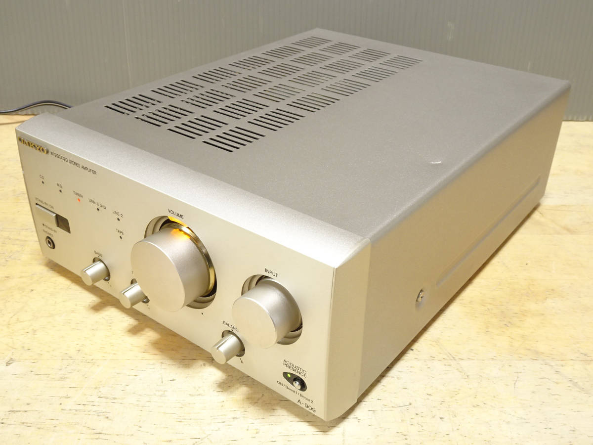 Yahoo!オークション - ONKYO A-909 高音質プリメインアンプ Yahoo!オークション - ONKYO A-909 高音質プリメインアンプ