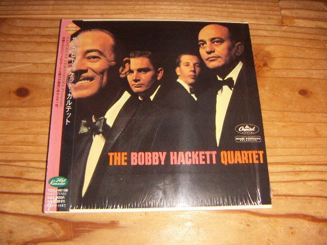 紙ジャケCD：THE BOBBY HACKETT QUARTET ザ・ボビー・ハケット・カルテット：帯付：シュリンク付_画像1