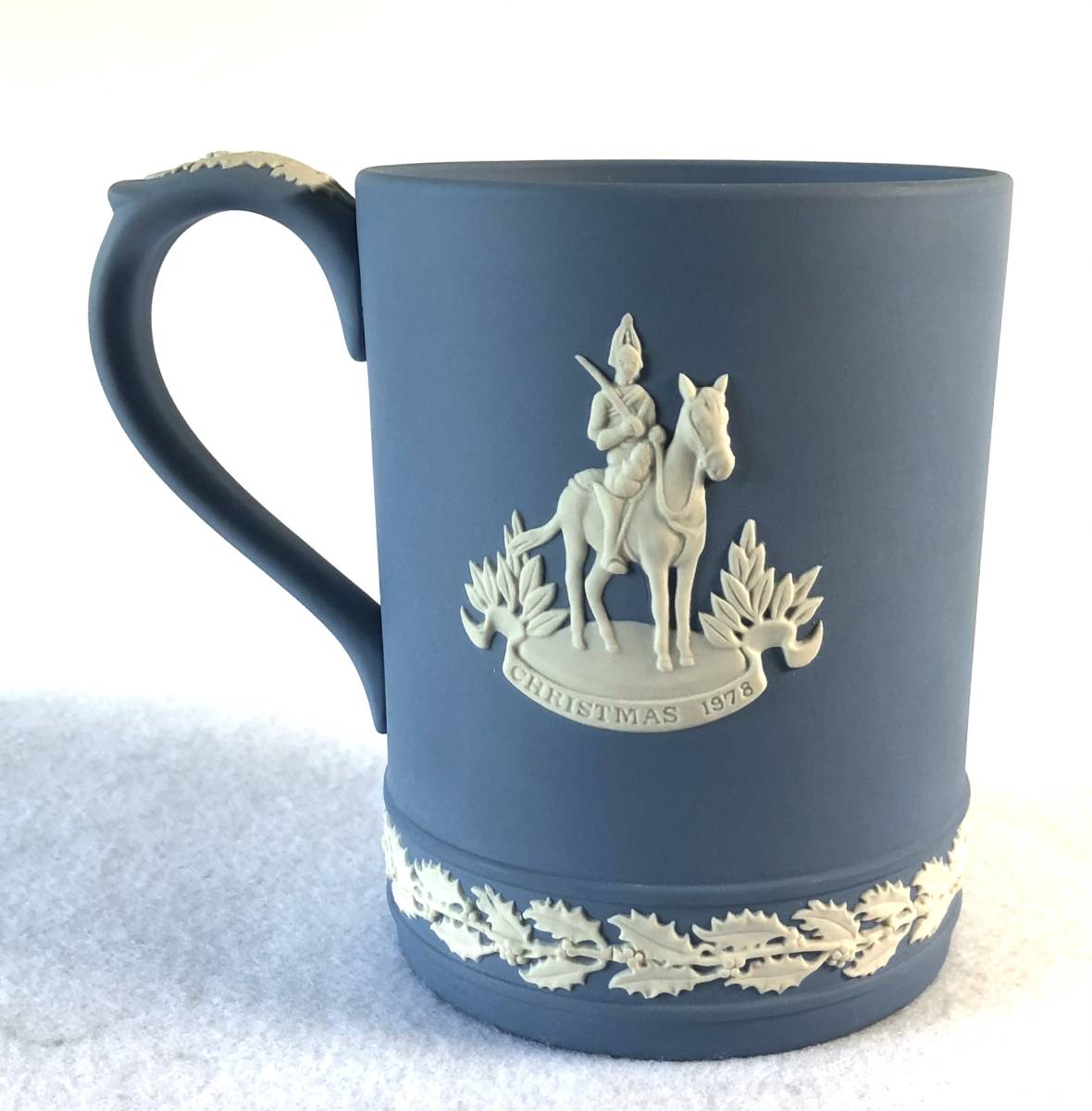 WEDGWOOD ウェッジウッド ジャスパー HORSE GUARDS ホースガーズ マグカップ 1978年 中古_画像2