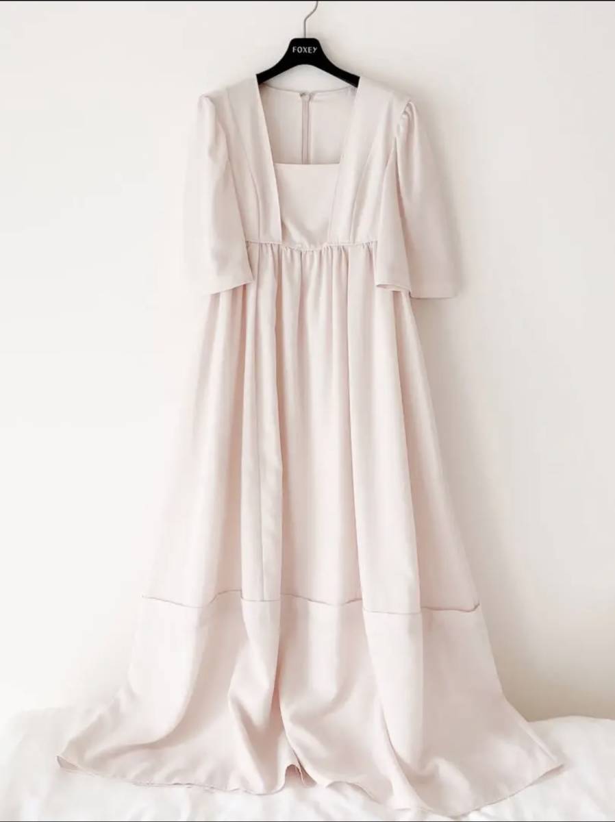 ADEAM☆ ドレスワンピース 38 サンドベージュ☆ Foxey Daisy Lin