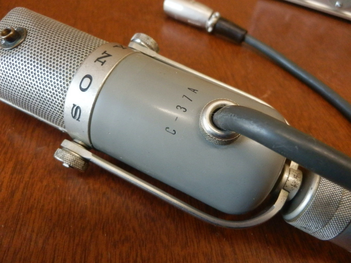 SONY ソニー / C-37A 真空管コンデンサーマイク, AC-148F パワー