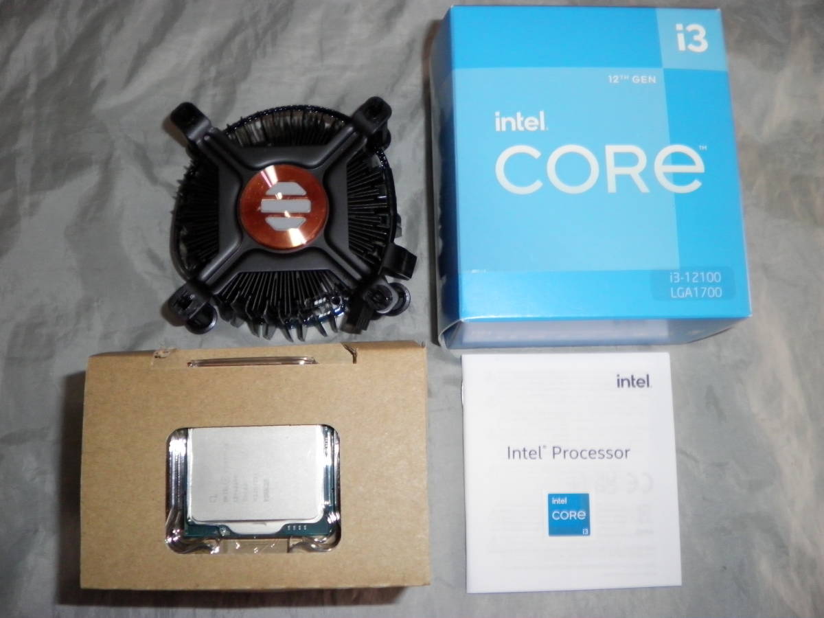 Intel Core i3-12100 BOX UHD Graphics 730 LGA1700 第12世代 Intel Core i3-12100 BOX UHD Graphics 730 LGA1700 第12世代
