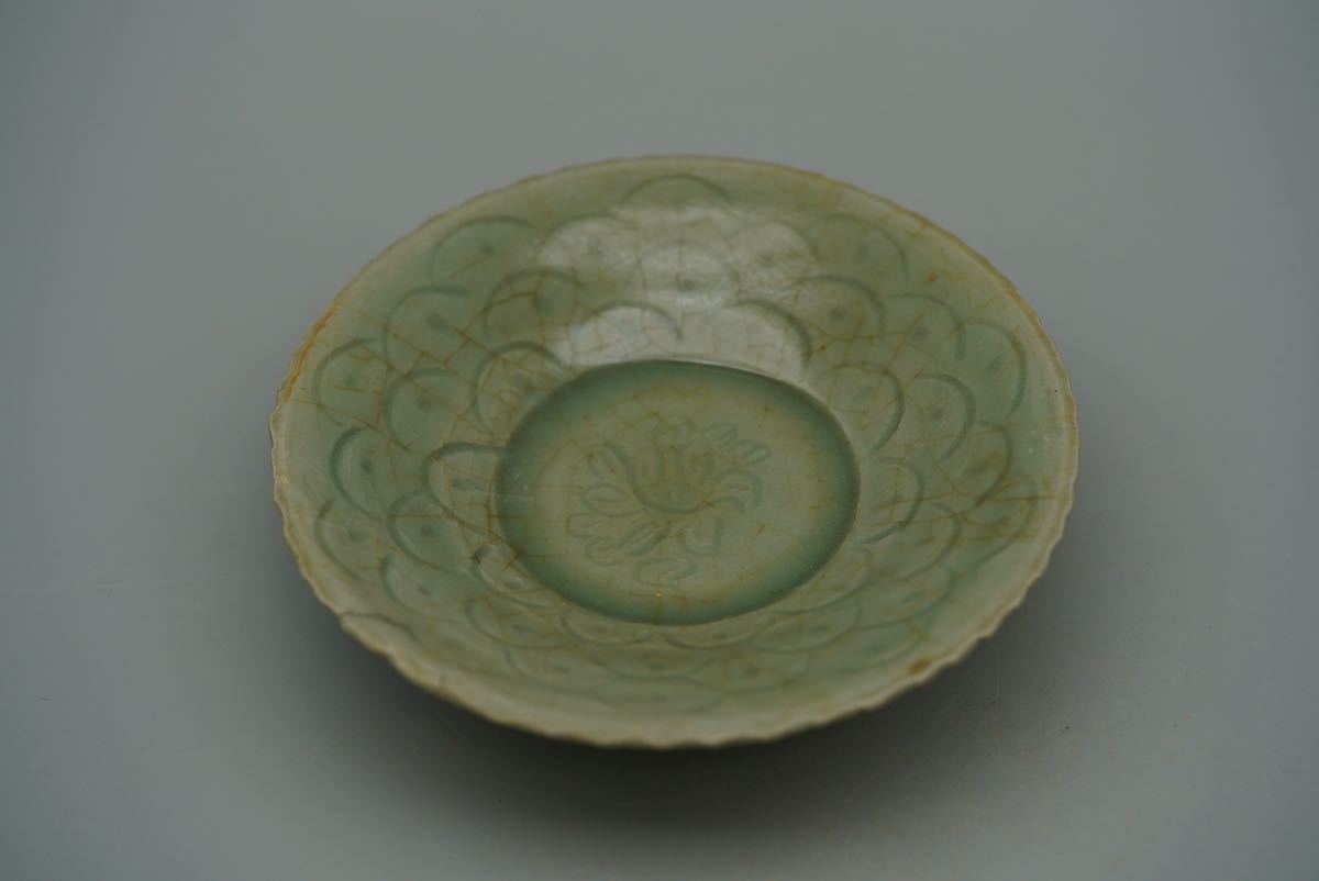 最高品質の皿飾皿青磁古美術骨董中国美術藏出時代物中国宋- www.a1pack