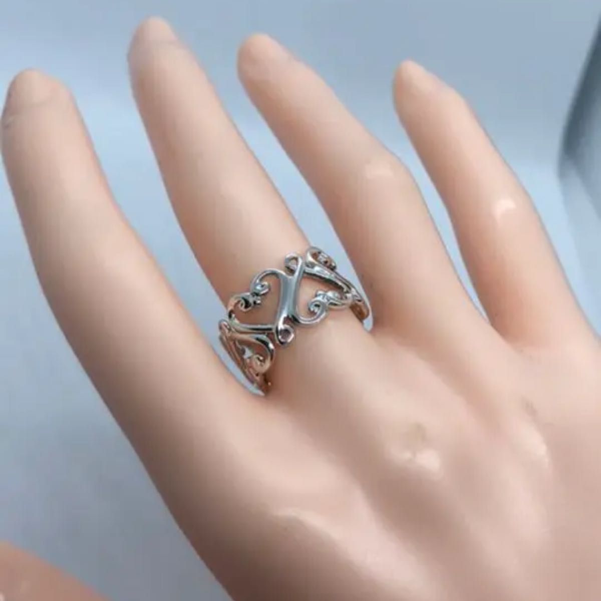 ホワイトブラウン 極美品 Tiffany ティファニー ゴルドーニハート