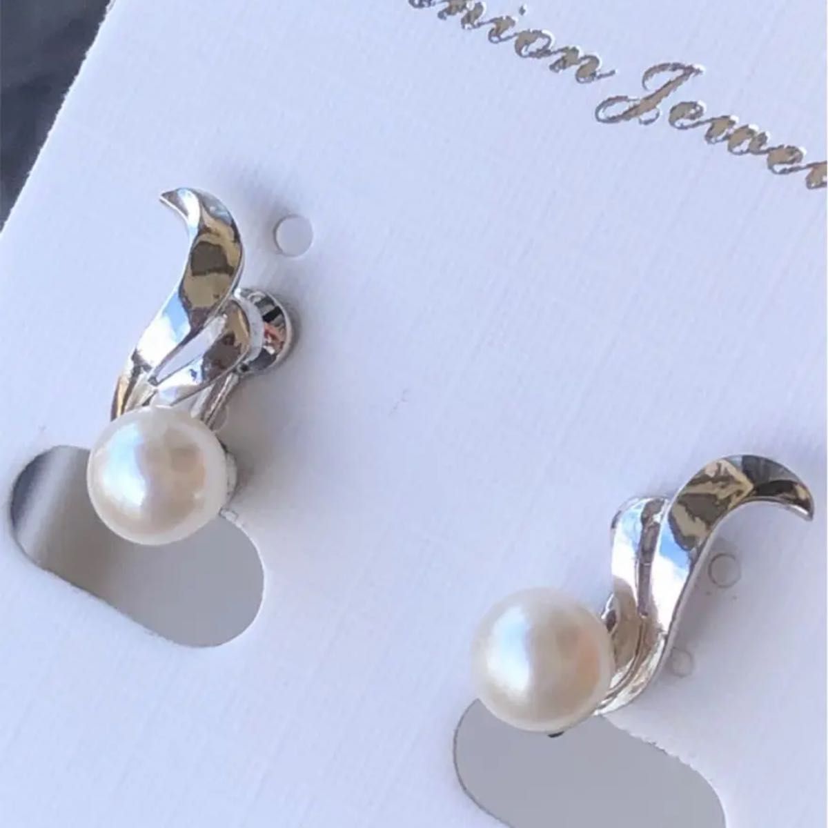 美品✨MIKIMOTO ミキモト アコヤ真珠 イヤリング シルバー 一粒