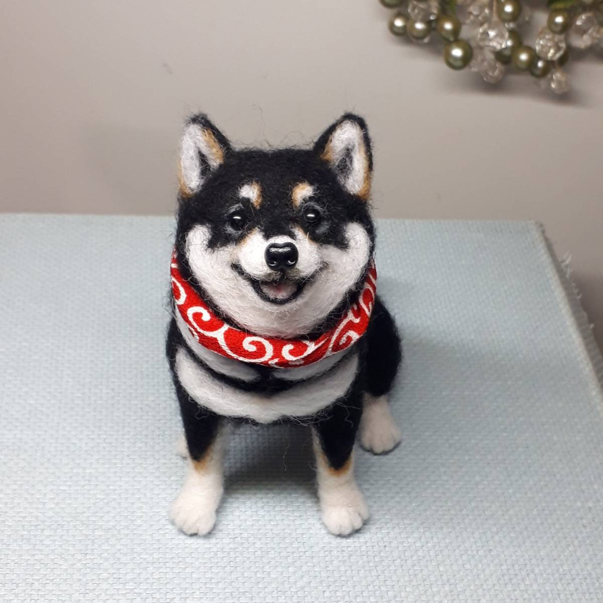 羊毛フェルト犬 柴犬 Yahoo!オークション - 羊毛フェルト 犬 柴犬 黒柴