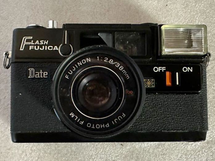 【動作品】UH492 フジカ FUJICA FLASH FUJICA Date FUJINON 38mm F2.8 コンパクトカメラ フィルムカメラ_画像4