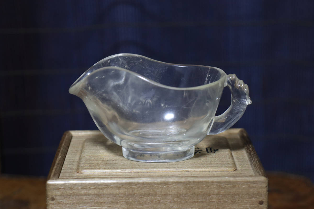 陶芸 中国古美術 唐物 清時代 水晶龍把筆洗 【52%OFF