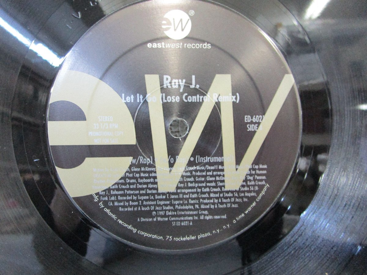 LP レコード Ray J Let It Go lose control Remix 【E-】 H2483Bの画像3