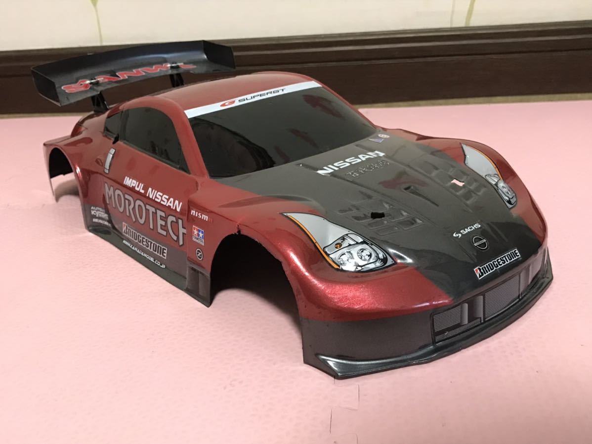 送料無料　Mシャーシ用　日産 フェアレディZ Z33 レーシングカー スーパーGT500 ラジコンボディ NISSAN FAIRLADYZ RACING RC BODY_画像1