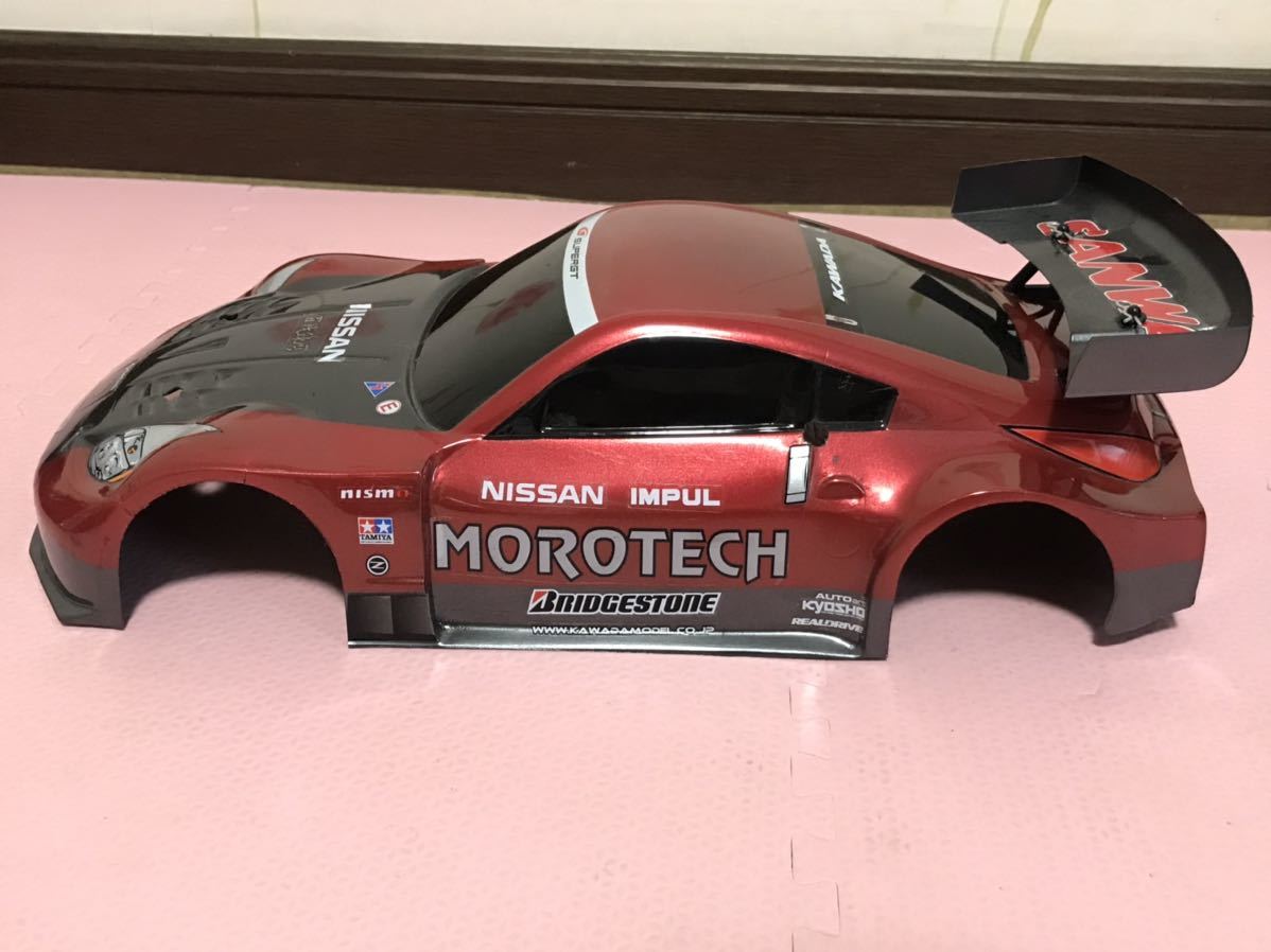 送料無料　Mシャーシ用　日産 フェアレディZ Z33 レーシングカー スーパーGT500 ラジコンボディ NISSAN FAIRLADYZ RACING RC BODY_画像4