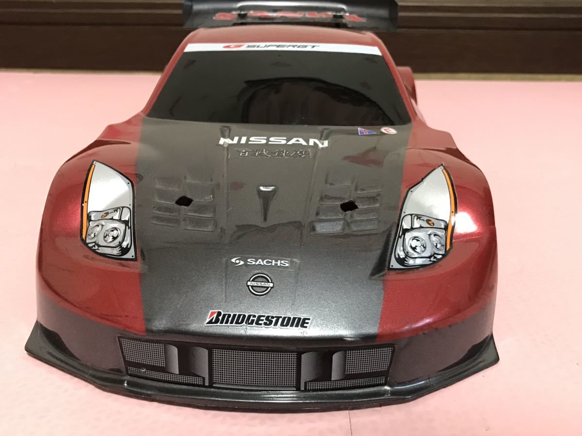 送料無料　Mシャーシ用　日産 フェアレディZ Z33 レーシングカー スーパーGT500 ラジコンボディ NISSAN FAIRLADYZ RACING RC BODY_画像2