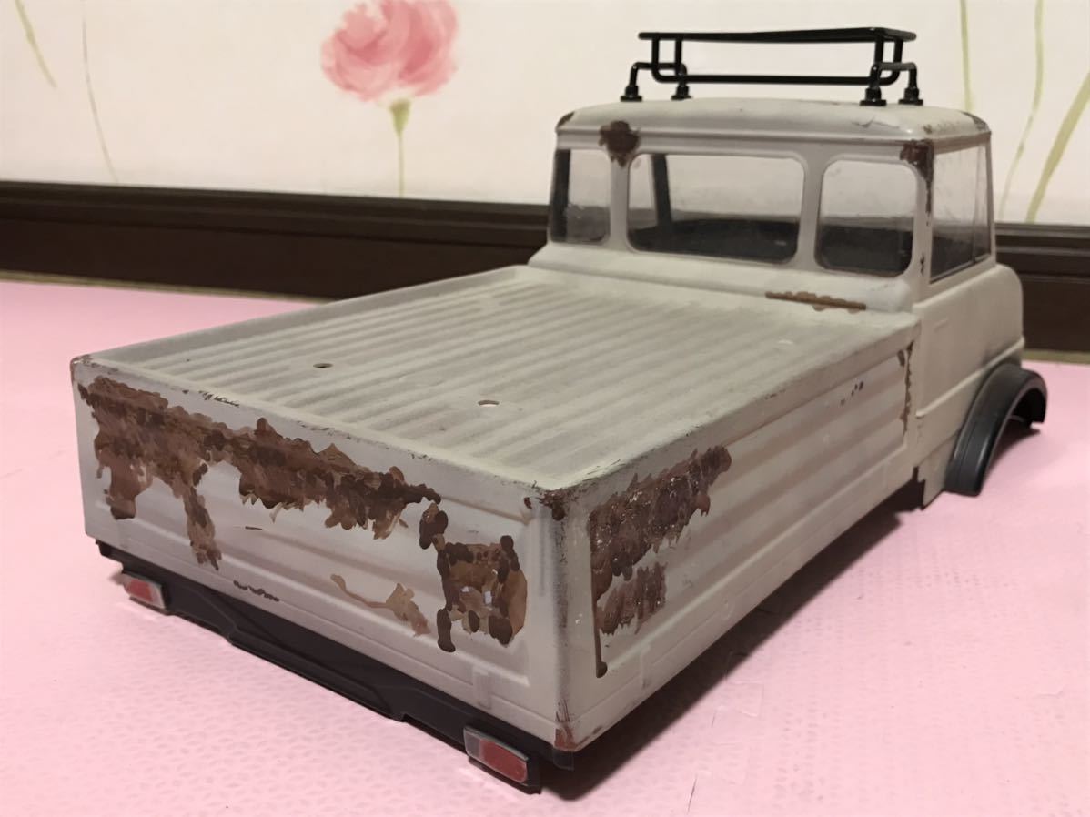 送料無料 1/10 メルセデスベンツ ウニモグ トラック サビ塗装 送料無料 1/10 メルセデスベンツ ウニモグ トラック サビ塗装
