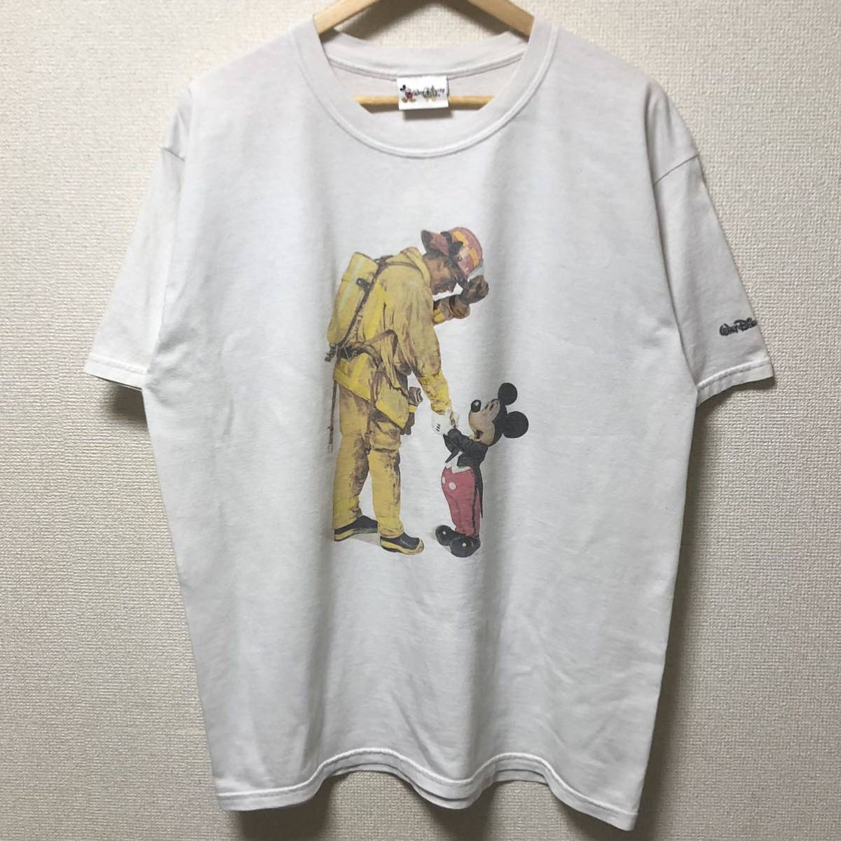s Norman Rockwell ミッキー mickey ディズニー Disney Tシャツ XL