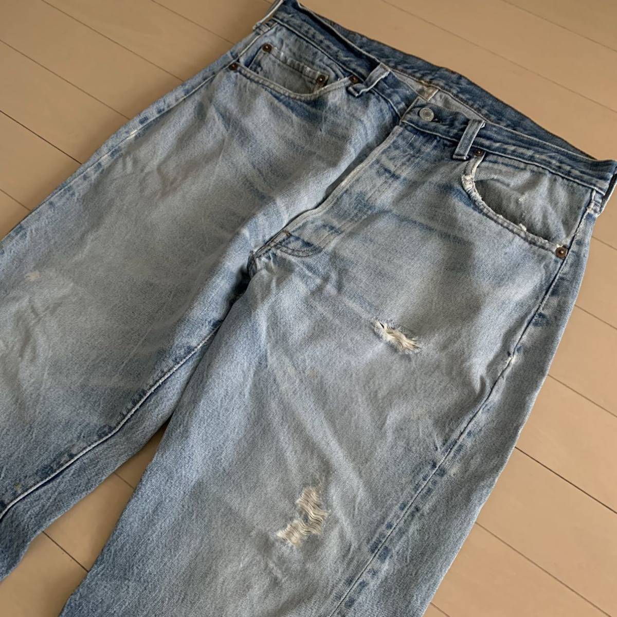 希少 501 W36 赤耳 66 Levi's リーバイス 実物 ビンテージ 野村訓市