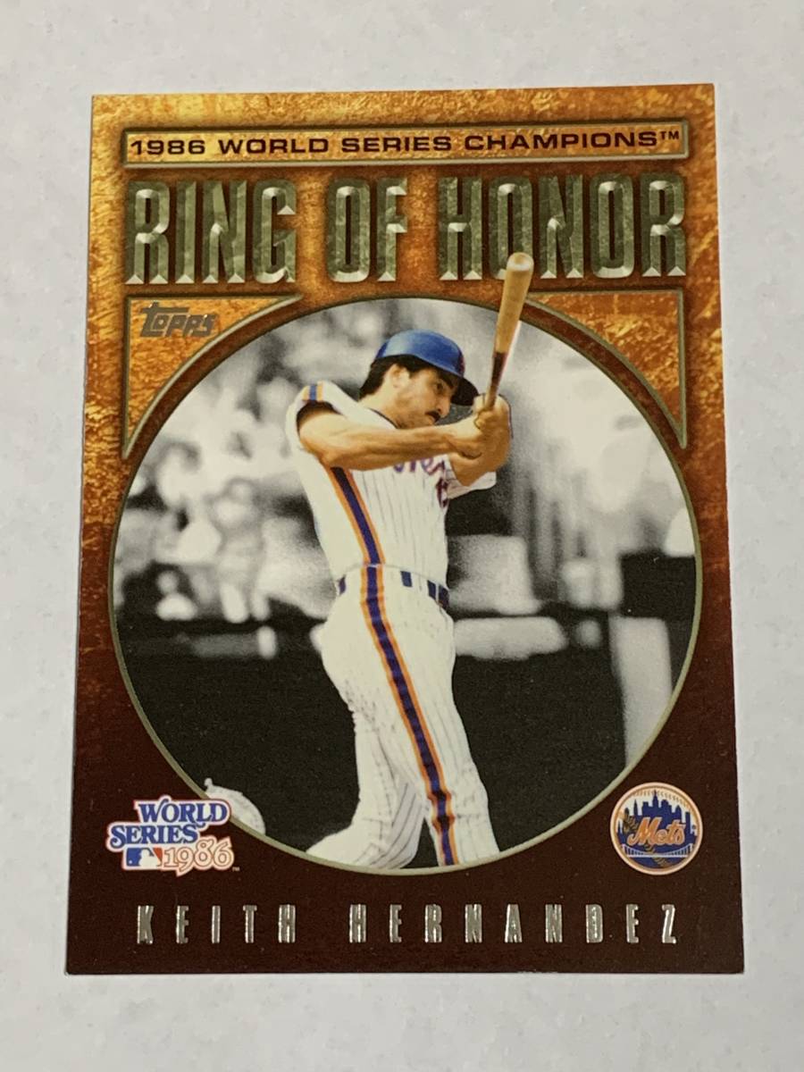 KEITH HERNANDEZ 2008 TOPPS RING OF HONORS INSERT METS やや難有り 即決_画像1