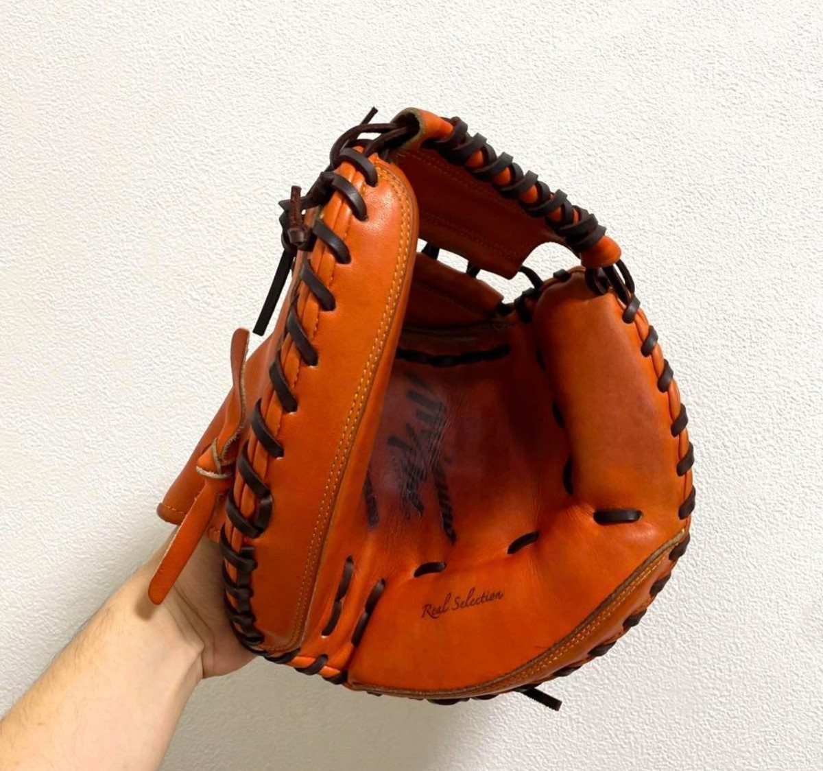 ミズノプロ 阿部慎之助モデル 型抜群 硬式 キャッチャーミット ミズノプロ 阿部慎之助モデル 型抜群 硬式 キャッチャーミット