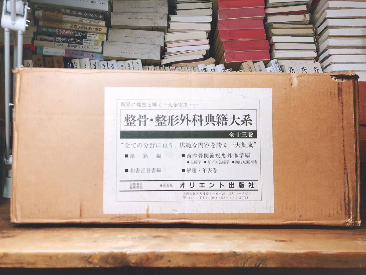 定価17万円!! 整骨・整形外科典籍大系 全13巻揃 オリエント出版 検:整体/鍼灸/野口晴哉著作全集/経絡/柔道整復師/手技療術/接骨/ほねつぎ_画像1