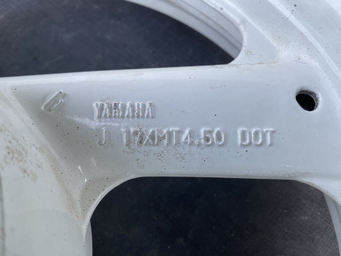 フラワーB ブルーグレイ FZR400RR 3TJ 前後ホイール 流用などに TZR250