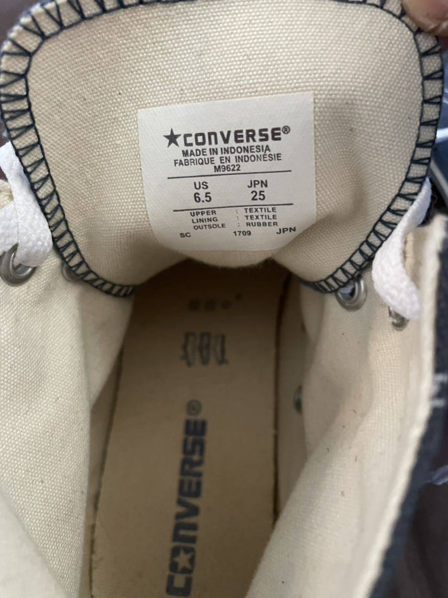 CONVERSE コンバース オールスター ハイカット ブルー 25cm 美品 スニーカー 靴_画像7