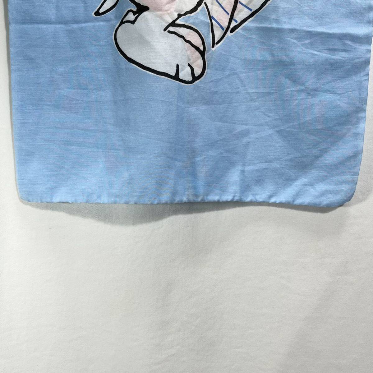 # Vintage USA производства Snoopy иллюстрации подушка покрытие pillow кейс бледно-голубой American Casual PEANUTS 6ap26 #