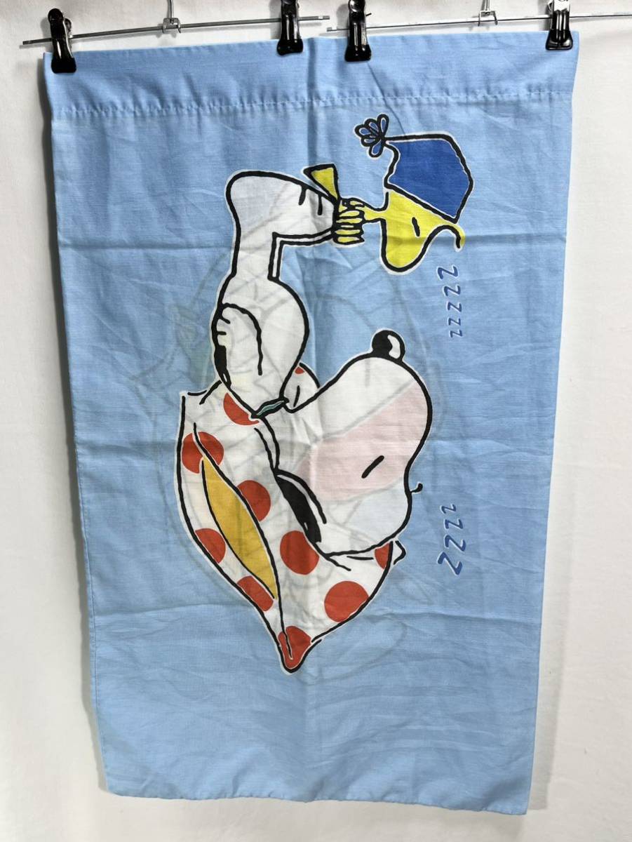 # Vintage USA производства Snoopy иллюстрации подушка покрытие pillow кейс бледно-голубой American Casual PEANUTS 6ap26 #