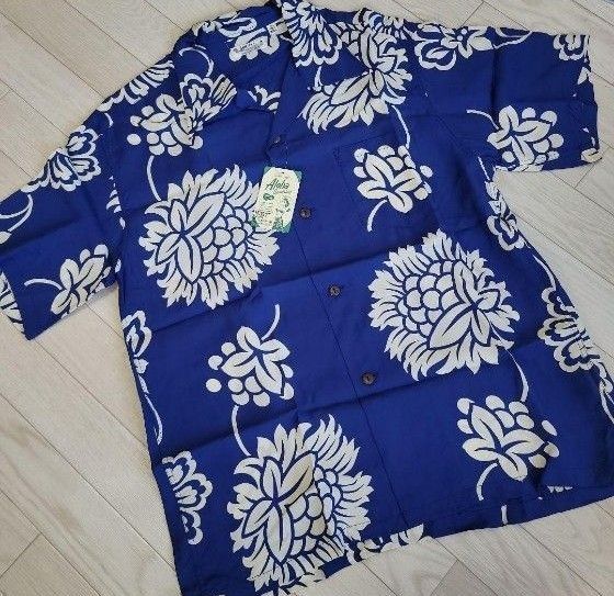 新品　東洋エンタープライズ サンサーフ SUNSURF ハワイアン アロハシャツ　L　サンサーフ　アロハシャツ　メンズ夏シャツ