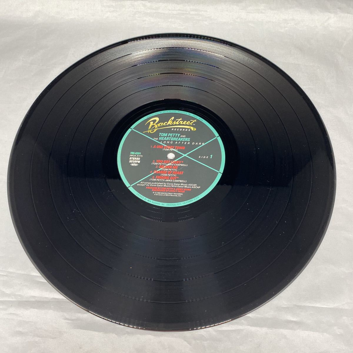 NA1097N158　LP盤レコード　トム・ペティ＆ザ・ハートブレイカーズ / ロング・アフター・ダーク　VIM-6291_画像6