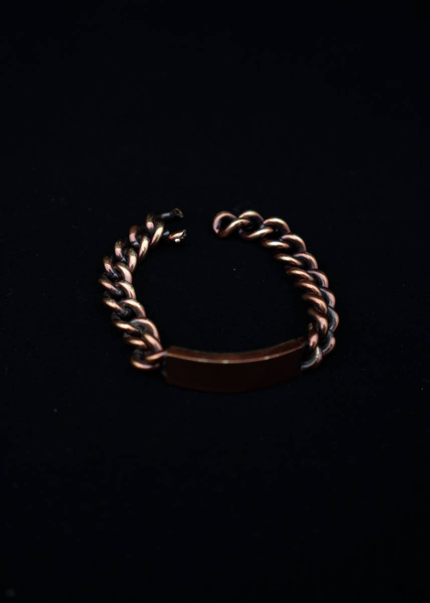 Maison Martin Margiela メゾンマルタンマルジェラ ID bracelet brown