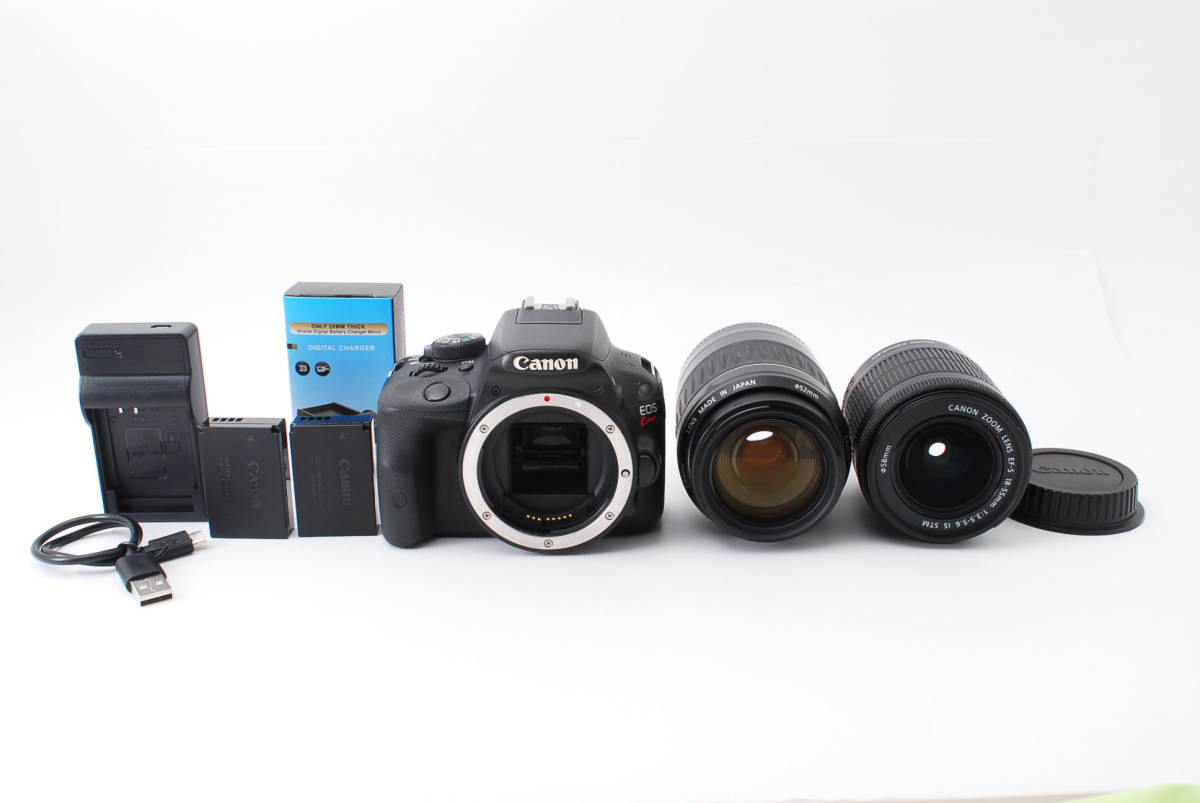 ☆超極上美品☆CANON キヤノン kiss x7 コスパ最強 Wレンズセット 予備