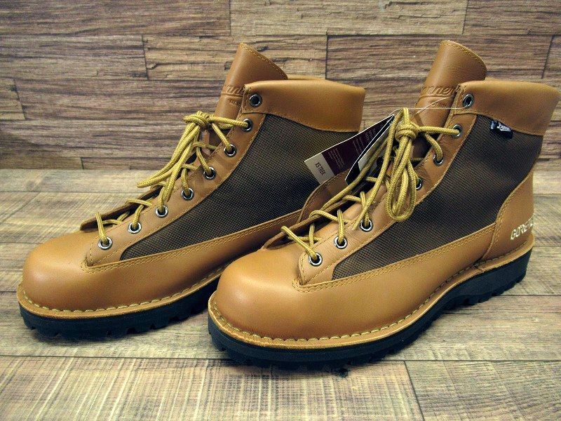 送無 新品 Danner ダナー D121033 FIELD EM-GTX GORE-TEX フィールド ゴアテックス トレッキング フルグレイン レザー ブーツ 茶 25.5cm ①