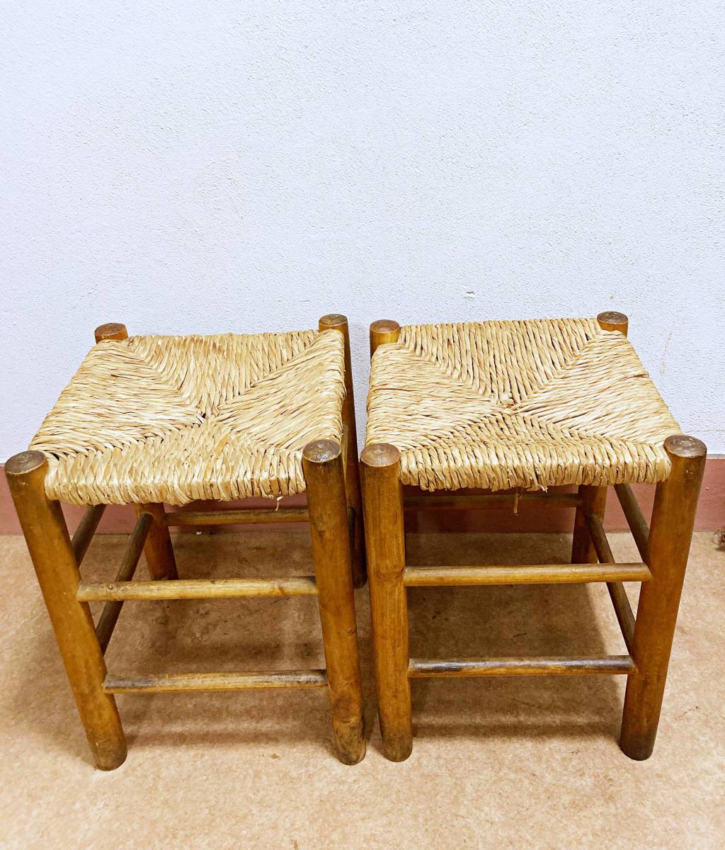 ☆豪華な2脚セット!!☆ Charlotte Perriand stool シャルロット ぺ