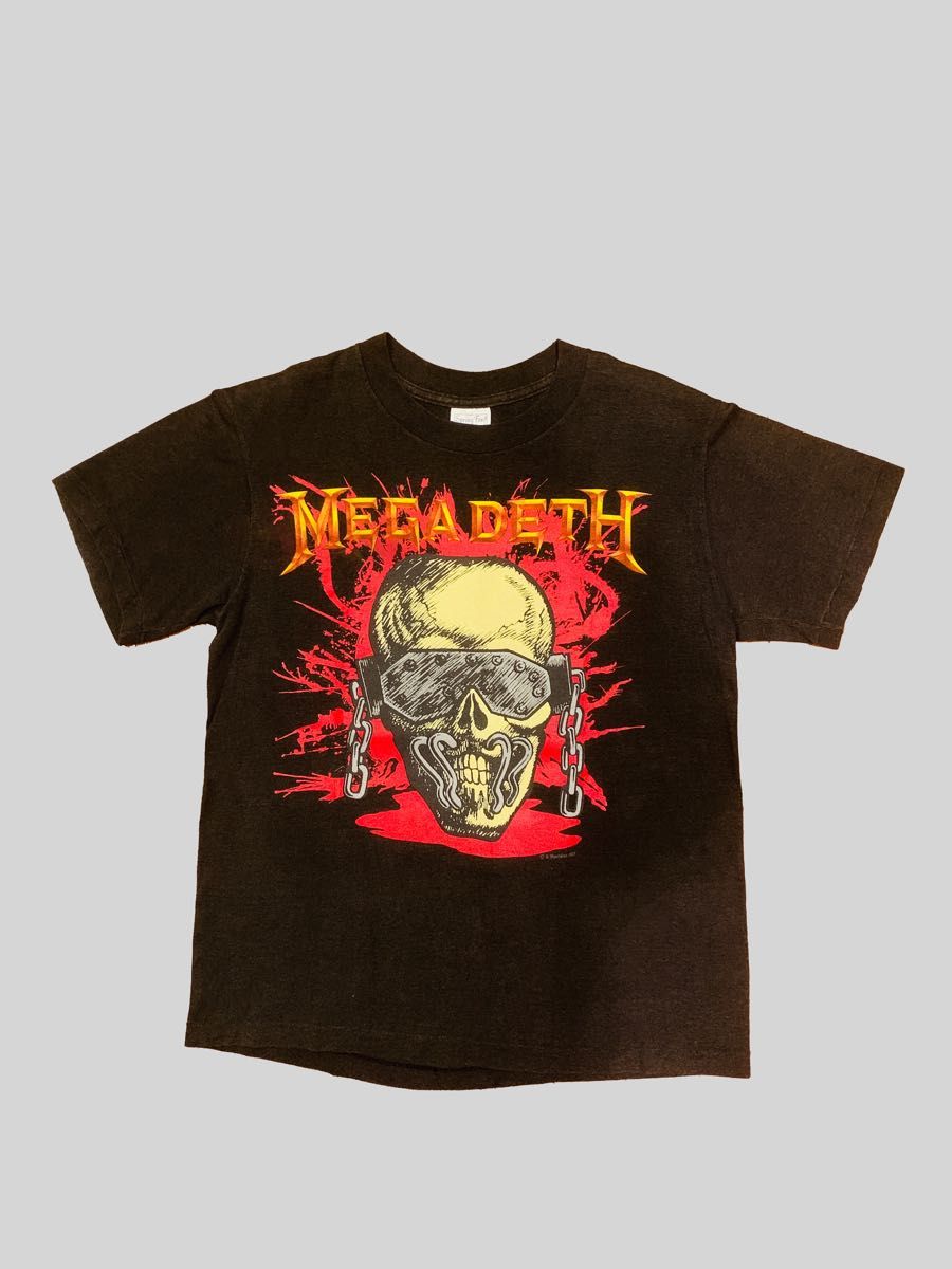 デビュー初期【激レア！】MEGADETH メガデス WAKE UP DEAD TOUR 1987 Tシャツ 半袖Tシャツ