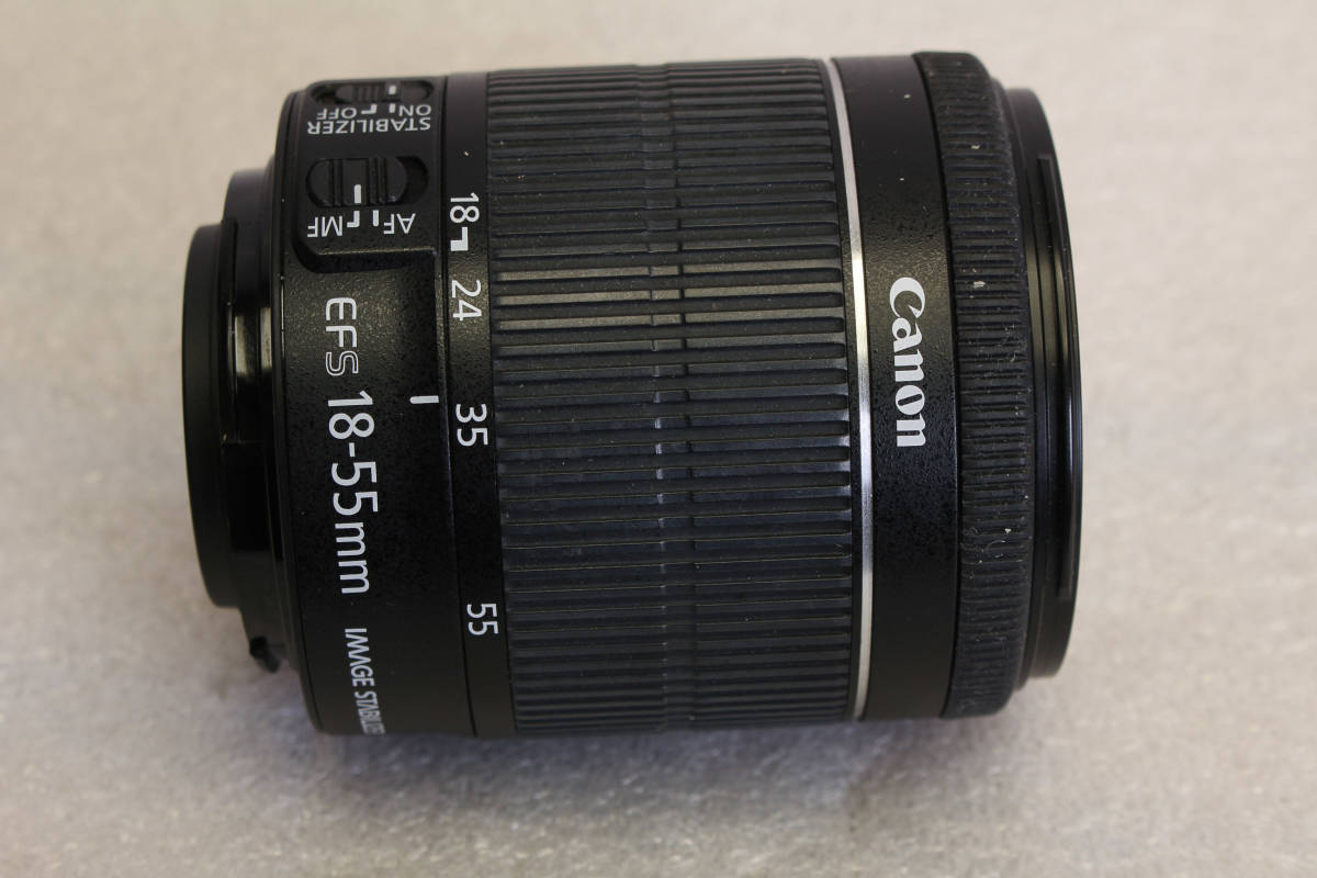 送料520円。中古。キャノン Canon EFS 18-55mmF3.5-5.6 IS STM 管理B25