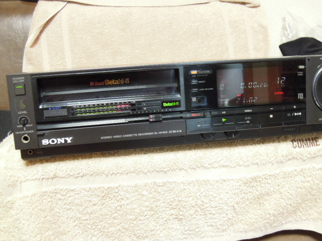 SONYベータビデオデッキSL-HF900 - 映像機器