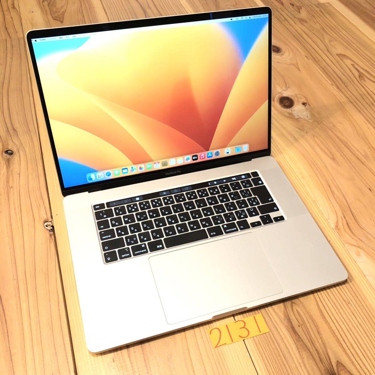 MacBook pro 16インチ 2019 メモリ64GB i9 1TBSSD
