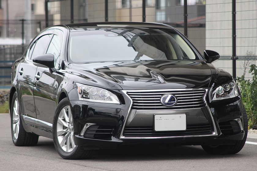 H25 Lexus LS600hL executive package / original HDD navi / semi a two wheels leather seat / MAKREBI /p reclining / all cars speed cruise / with pretest /