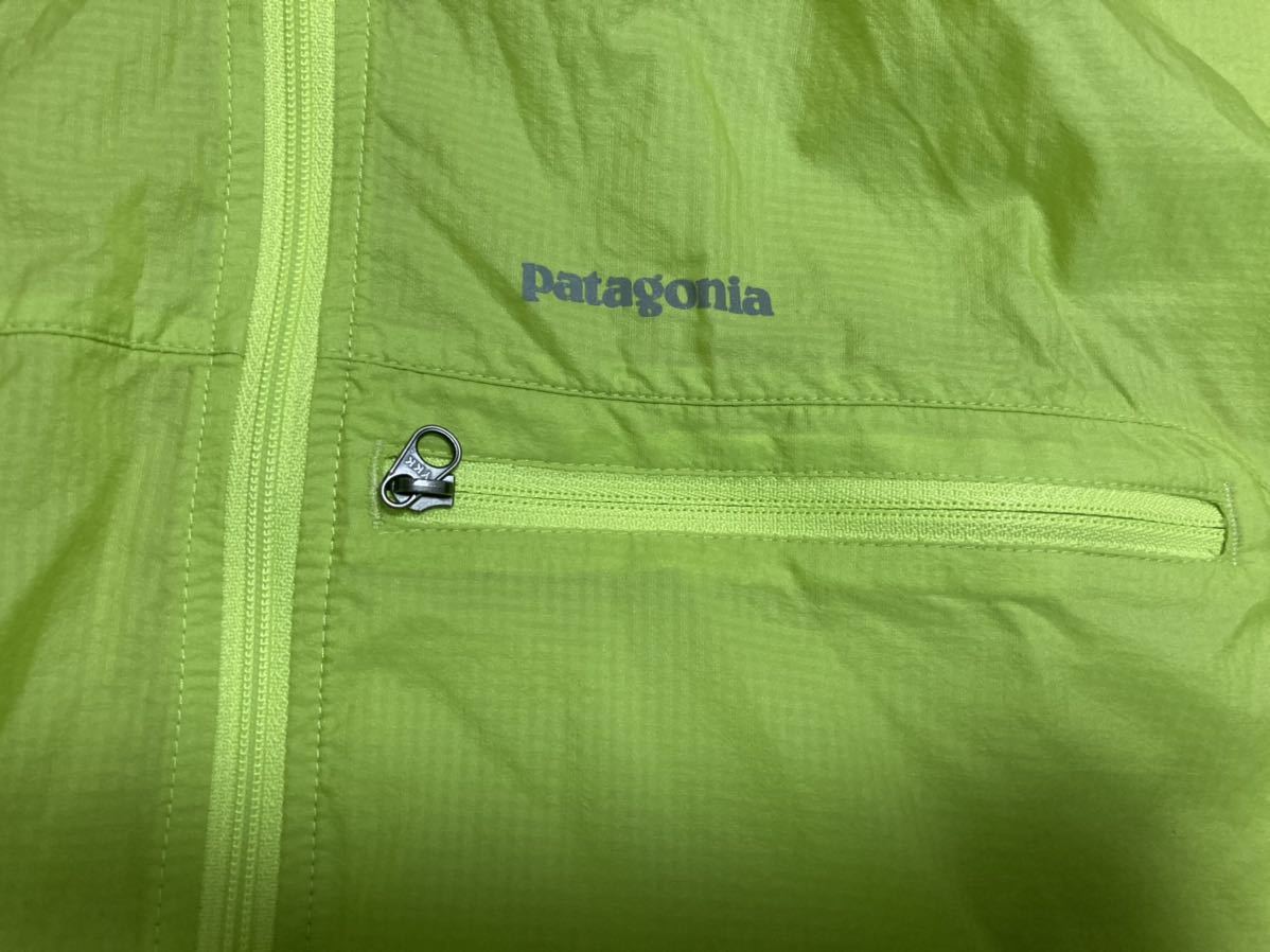 patagonia パタゴニア フーディニジャケット ナイロンジャケット　２０１２年製　ＬＭＬ　ライムグリーン　レアカラー　ＸＳサイズ_画像2