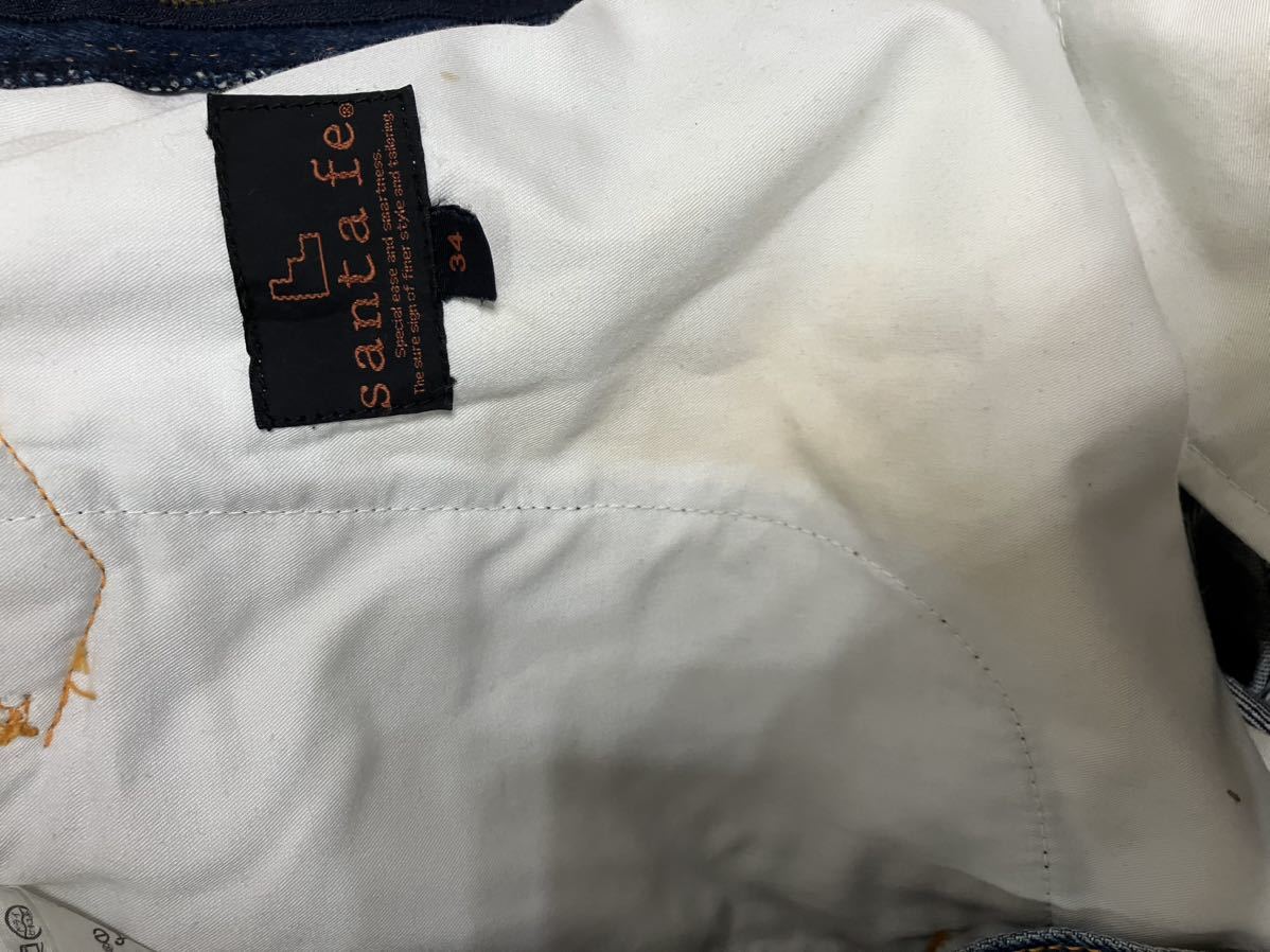 santafe サンタフェ ジーンズ デニム ジーパン デニムパンツ 34 santafe サンタフェ ジーンズ デニム ジーパン デニムパンツ 34