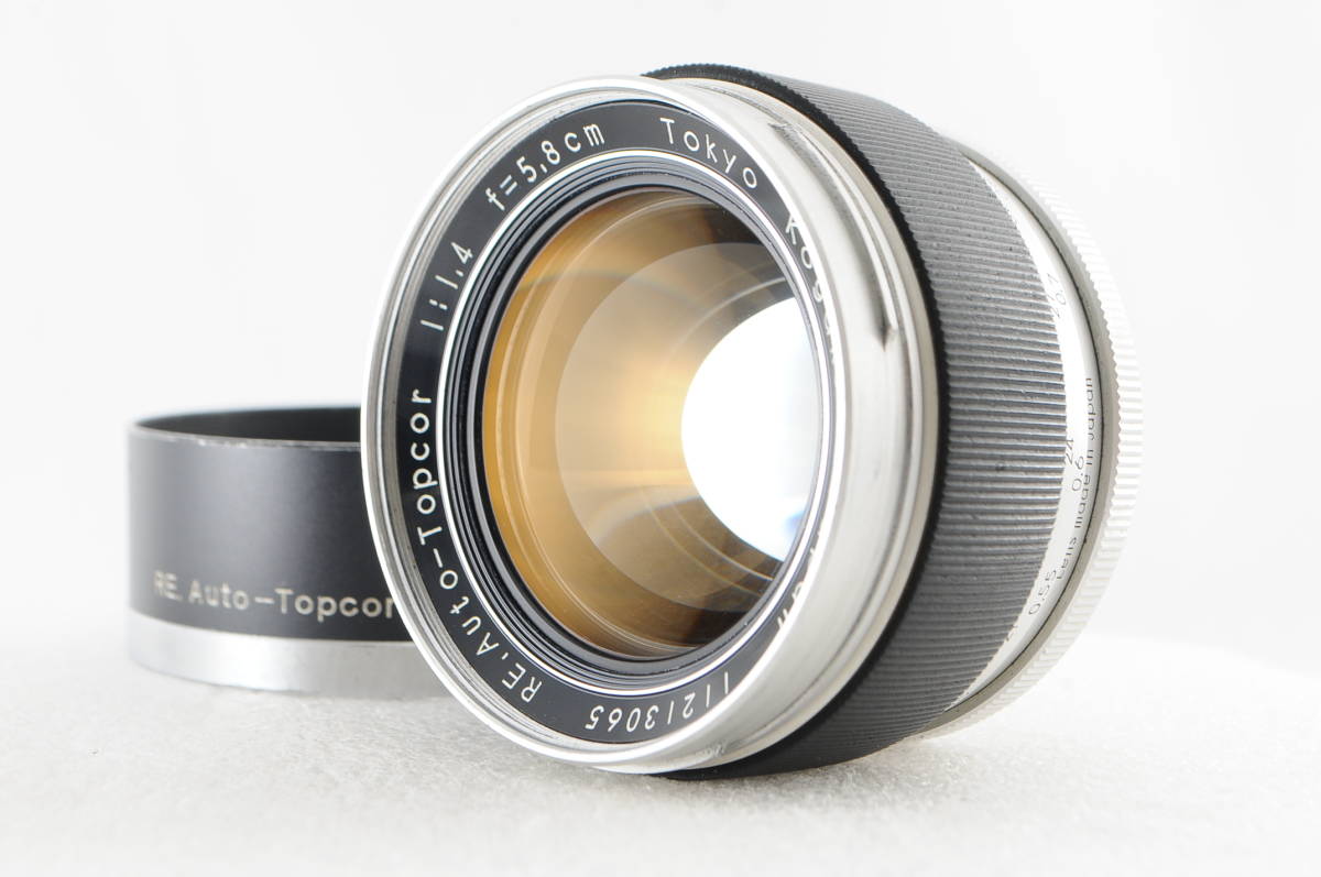 ☆希少・超美品☆ TOPCON トプコン RE.Auto-Topcor 5.8cm F1.4 ☆清潔