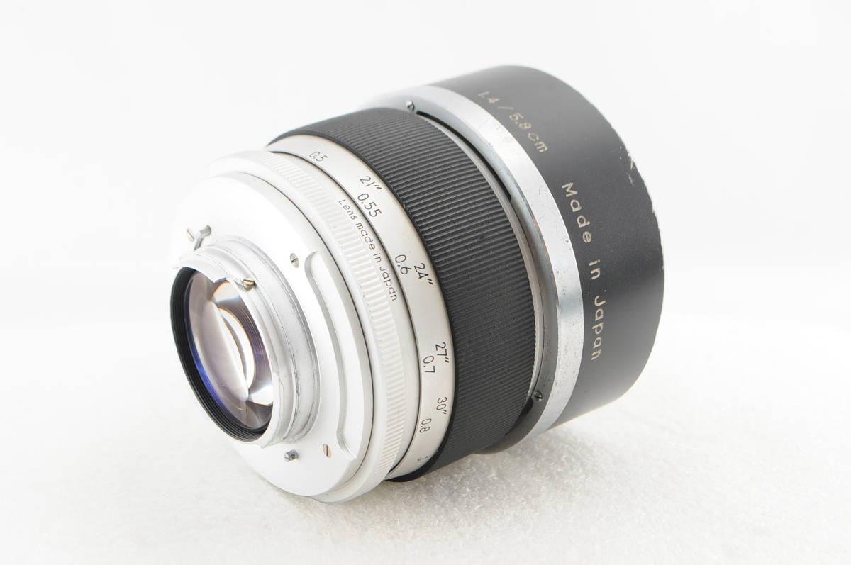 ☆希少・超美品☆ TOPCON トプコン RE.Auto-Topcor 5.8cm F1.4 ☆清潔